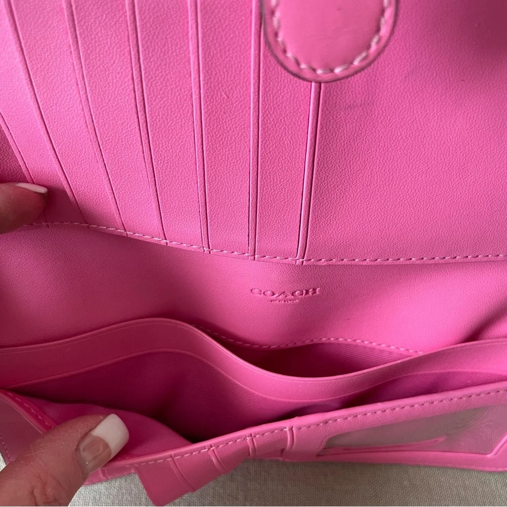 Coach Vibrant Pink Women's Wallet - Picture 6 of 10
